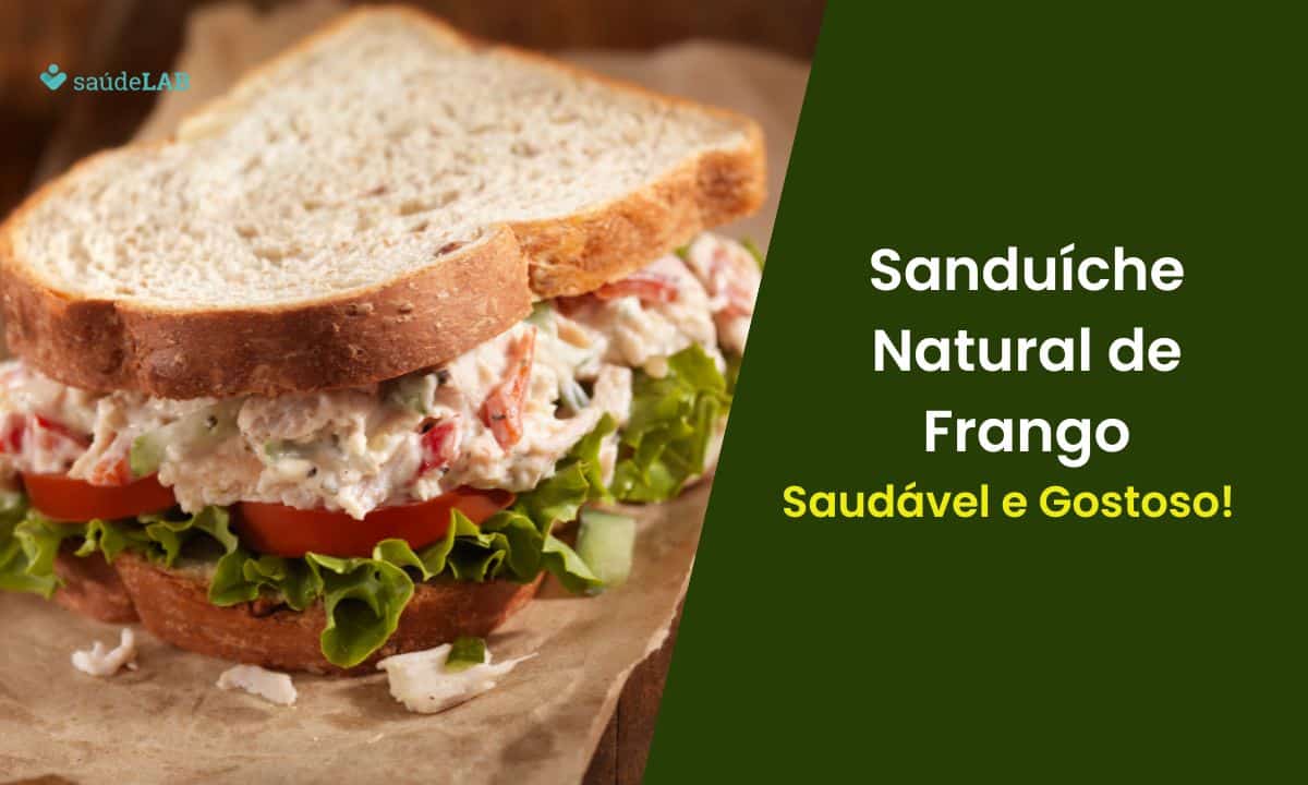 Sanduíche natural de frango: confira uma receita prática e saborosa 1 Sanduíche Natural de Frango.