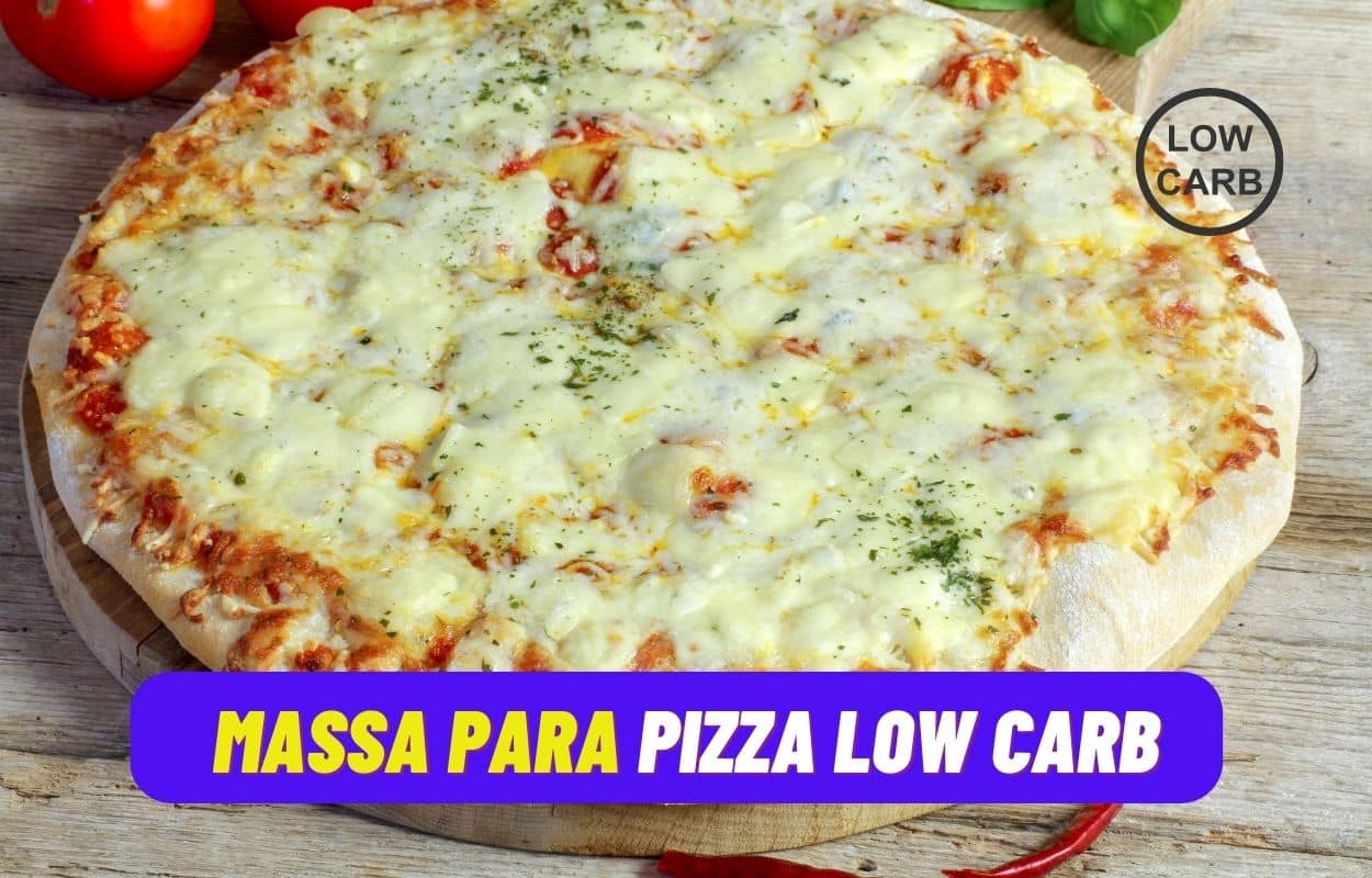 Massa de Pizza Low Carb para fazer em 30 minutos: receita fácil e saudável 1 Massa para Pizza Low Carb.