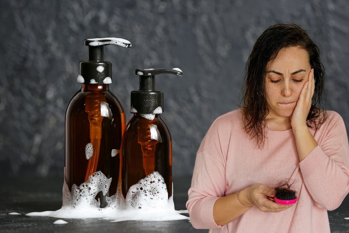 Por que shampoo para queda de cabelo não funciona? Pare de jogar dinheiro fora 1 shampoo para queda de cabelo.