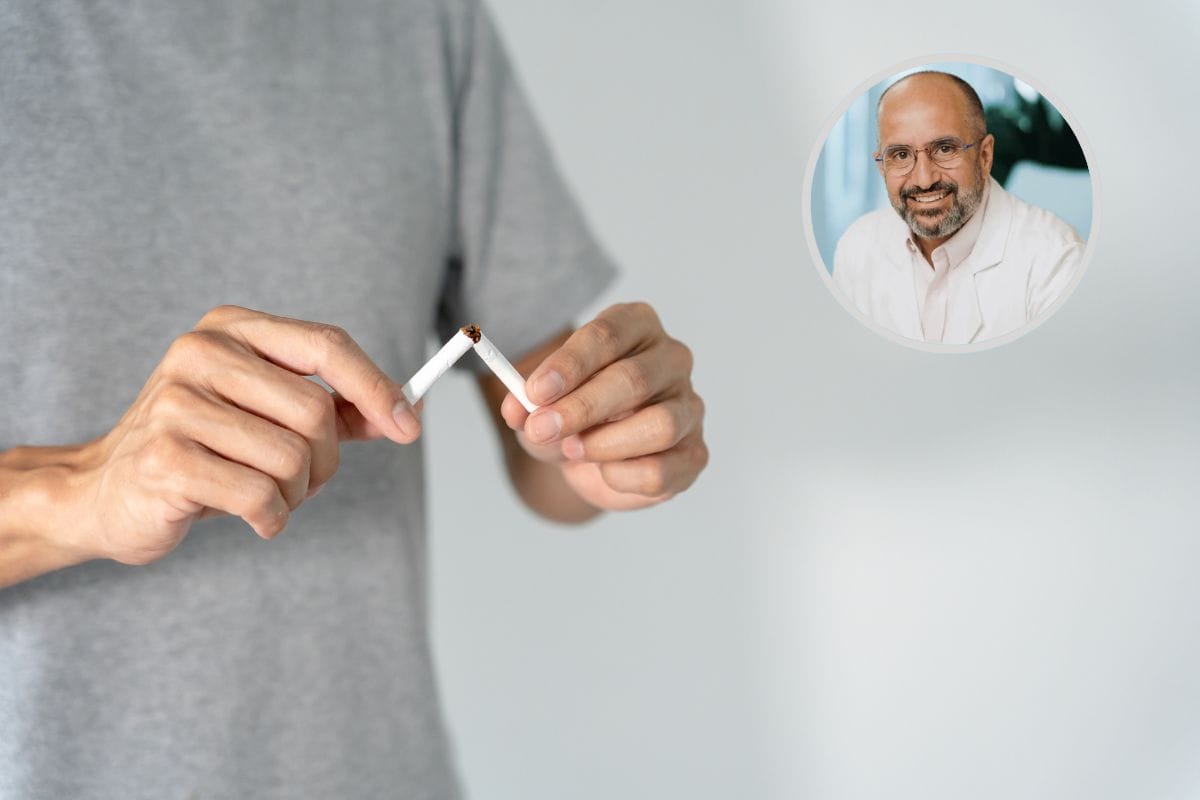 Parar de fumar melhora a circulação.