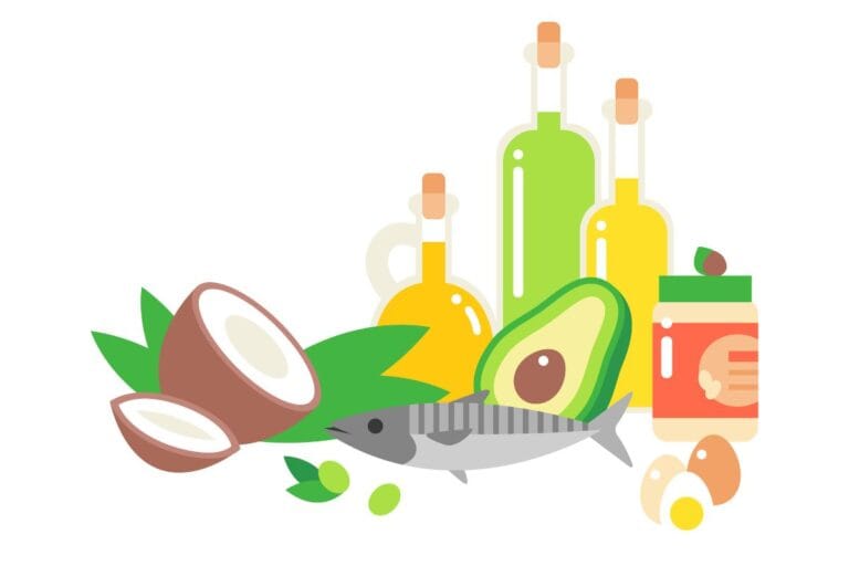 alimentos ricos em gorduras boas.